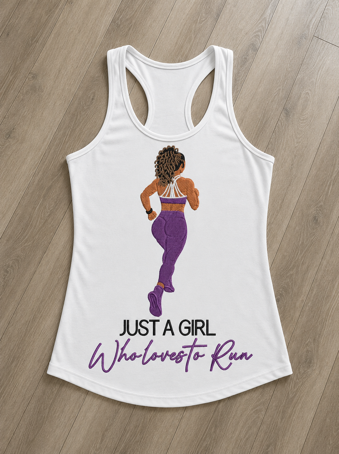 Just a Girl Who Loves to Run™ Racerback Tank