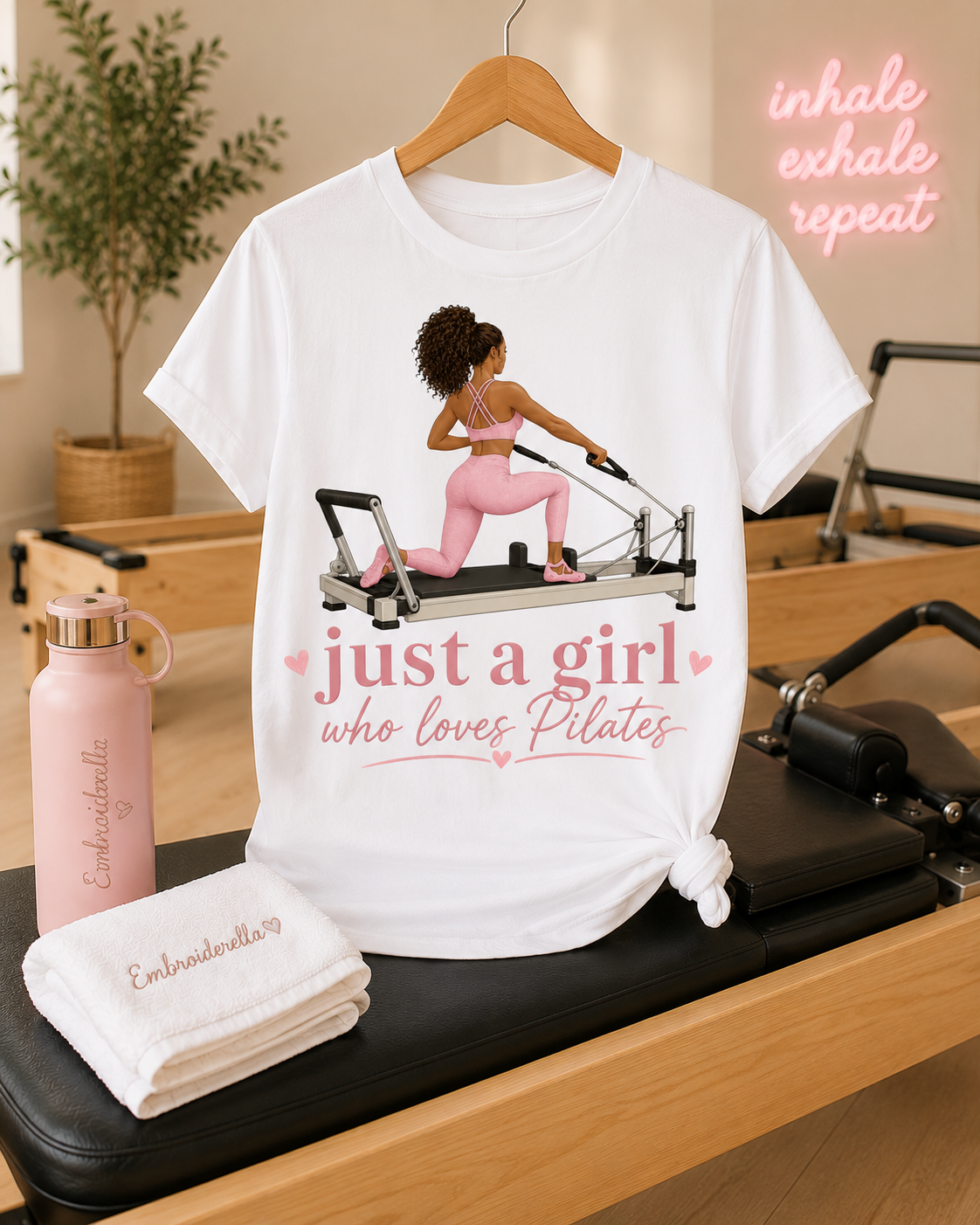 Just a Girl Who Loves Pilates™ Graphic Tee – Reformer Row Edition