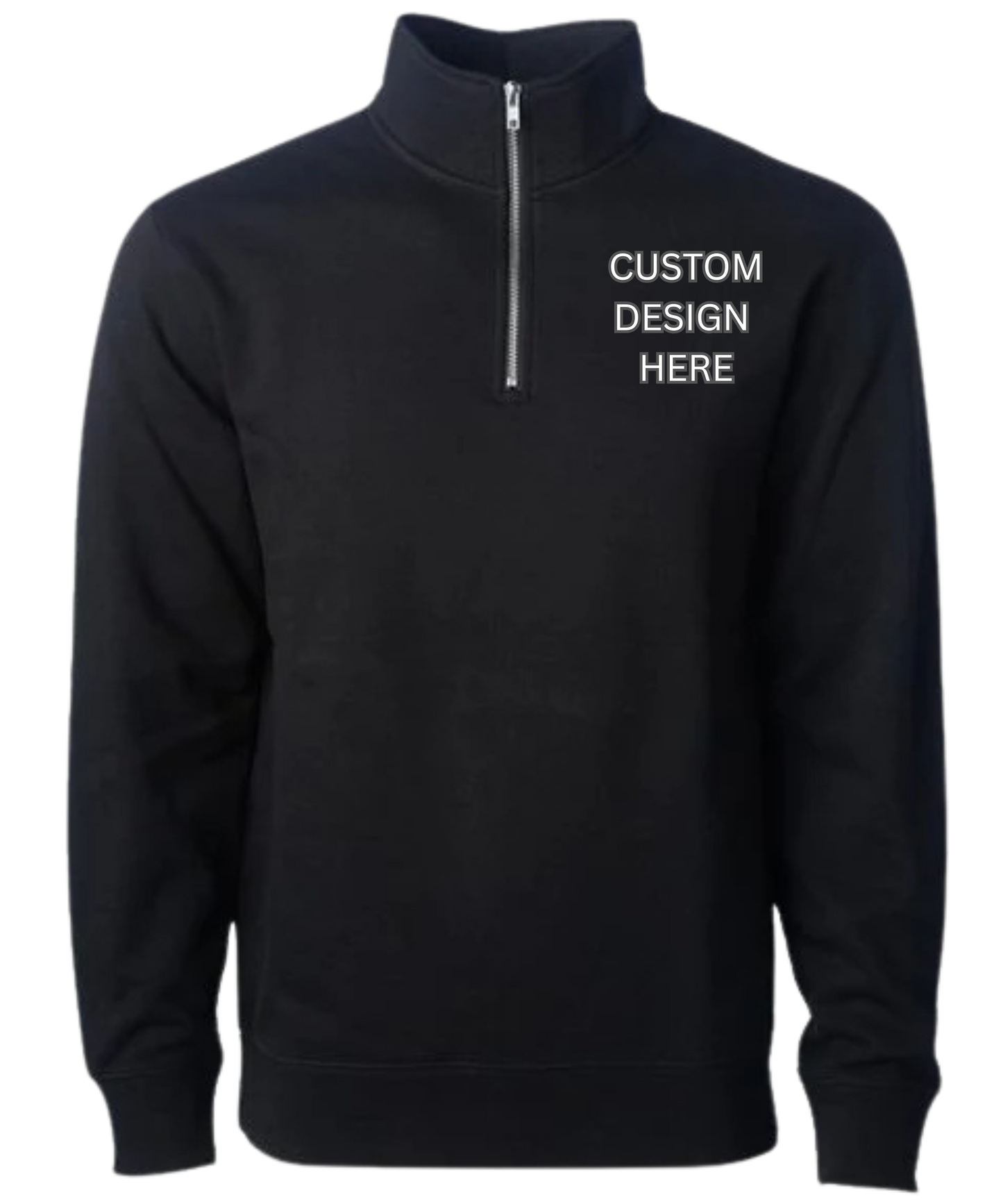 Custom Embroidered Quarter Zip Pullover