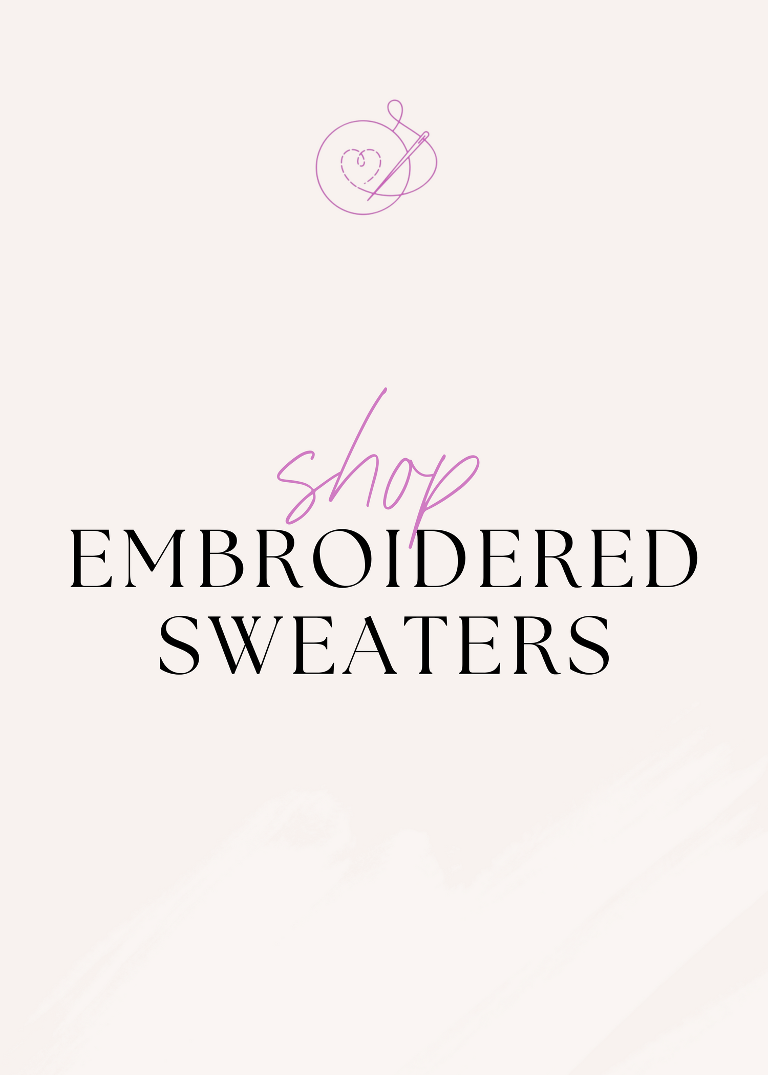 EMBROIDERED SWEATERS
