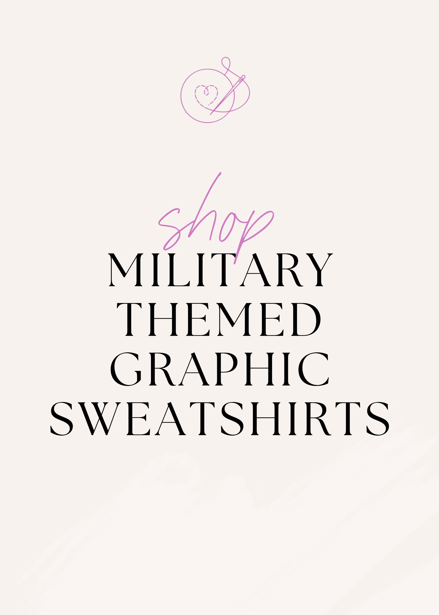 MILITARY THEMED GRAPHIC SWEATSHIRTS