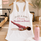 Just a Girl Choosing Pilates and Peace™ Racerback Tank