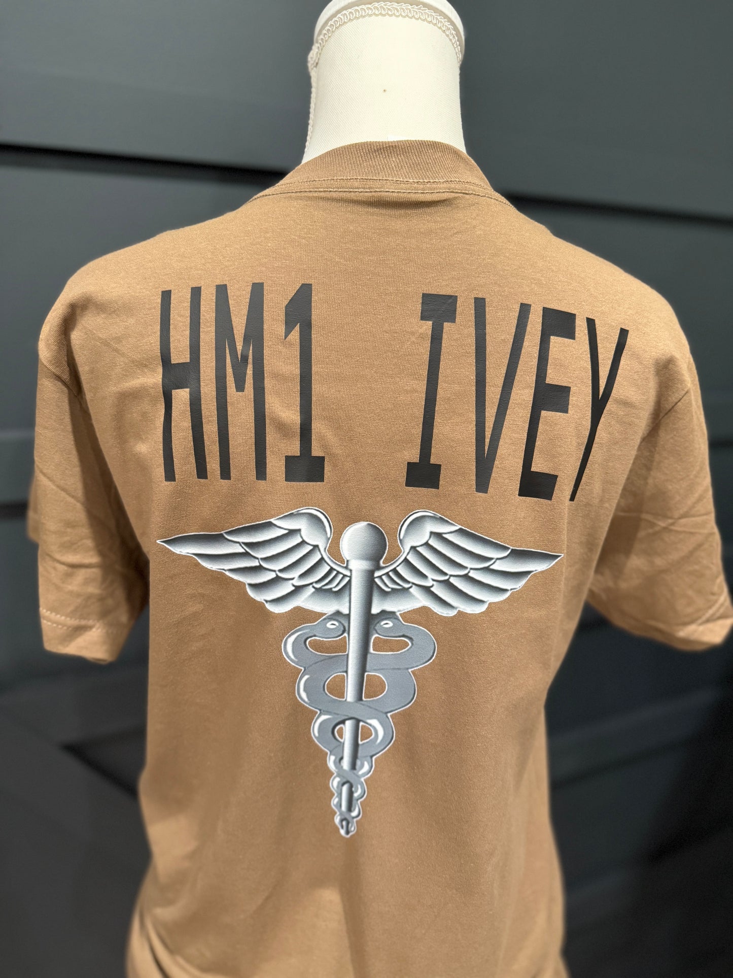 Customized Never Underestimate the Power of a Hospital Corpsman Military Uniform T-shirt