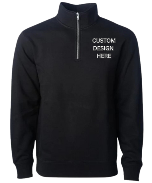 Custom Embroidered Quarter Zip Pullover