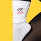 Gym Girlie Embroidered Scrunch Socks