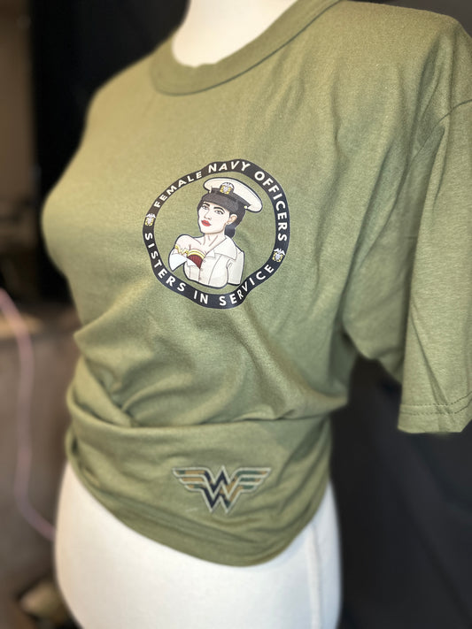 Female Navy Officers Uniform Shirt (Green)