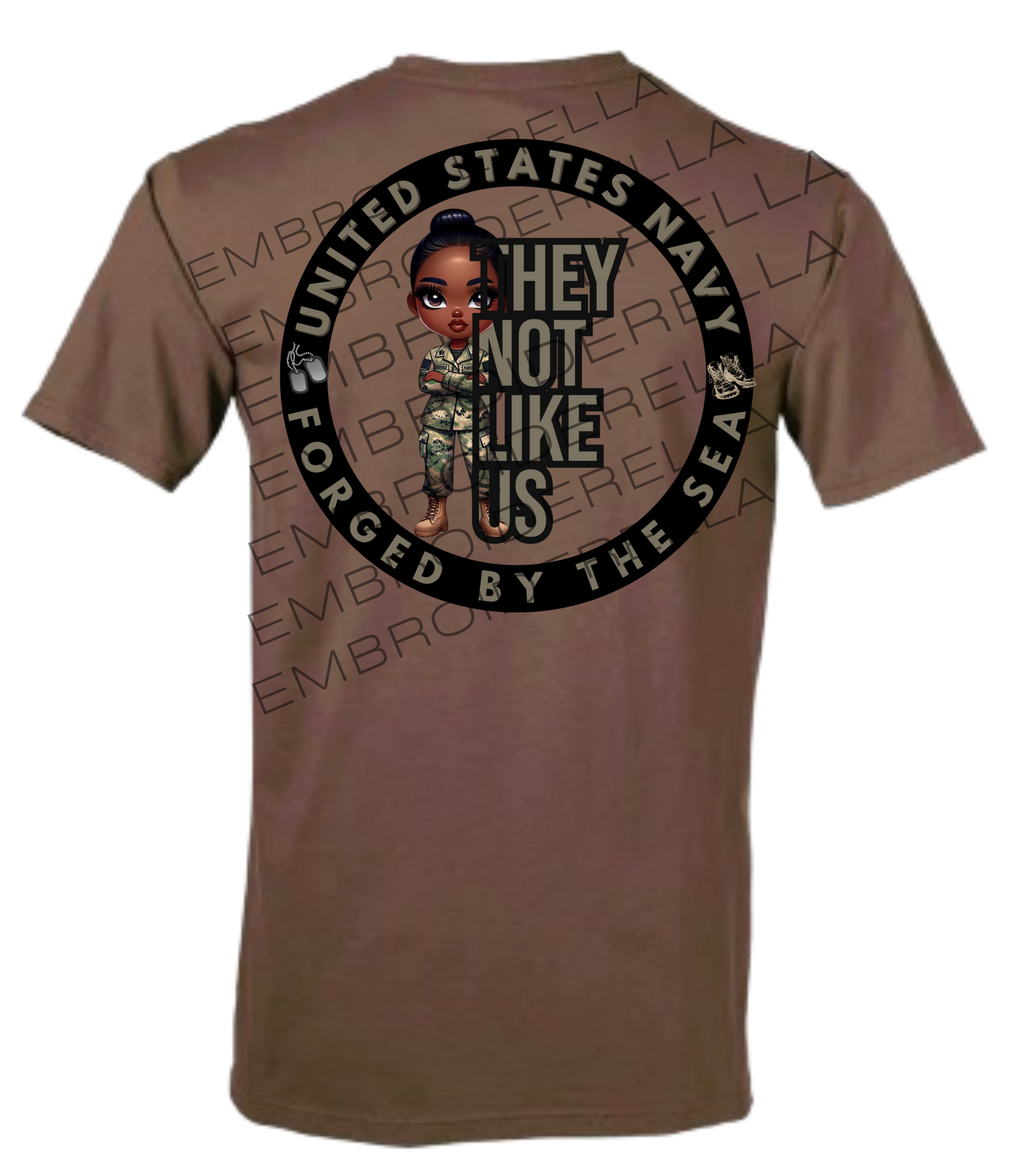 They Not Like Us United States Navy Uniform Shirt